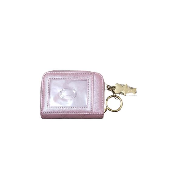 Polly Pocket Pink Teal Faux Leather Compact Wallet NWT - Picture 2 of 5